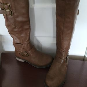 BareTraps Brown Knee High Boots
